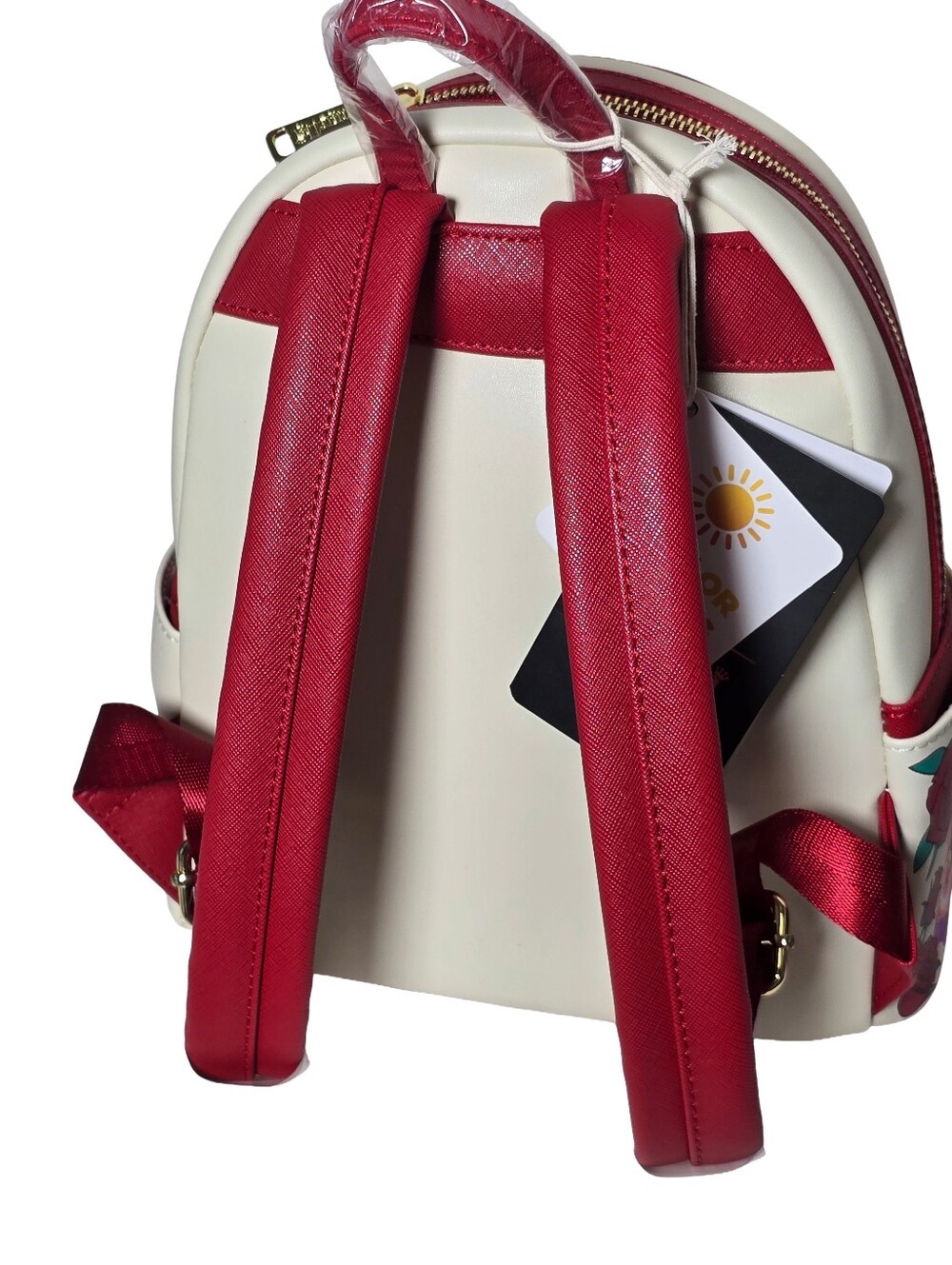Loungefly Alice in Wonderland UV Color Changing Roses Mini Backpack Nwt - Picture 4 of 7